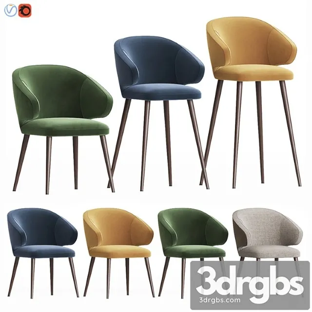 Deephouse bilbao chair set 2 3D Model Download Deephouse bilbao chair set 2 3D Model Download