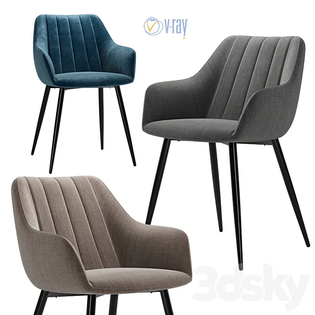 Deephouse. Chair Birmingham. art. 53561. 53558. 53557. 3DModel Deephouse. Chair Birmingham. art. 53561. 53558. 53557. 3DModel