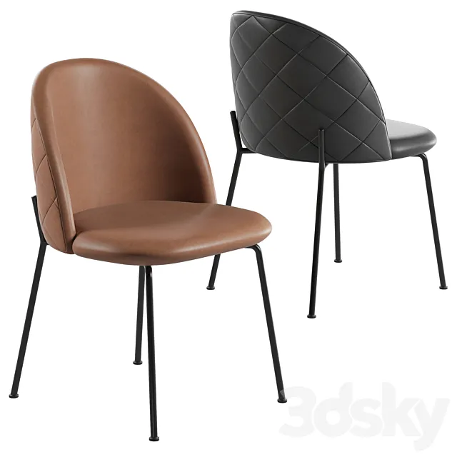 Deephouse chair Dijon 3D Model