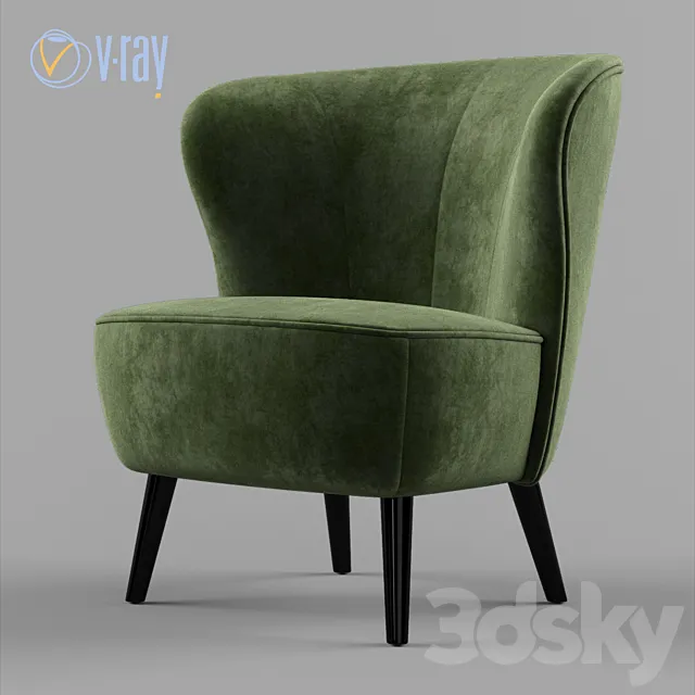 Deephouse. Chair Liverpool. 3D Model