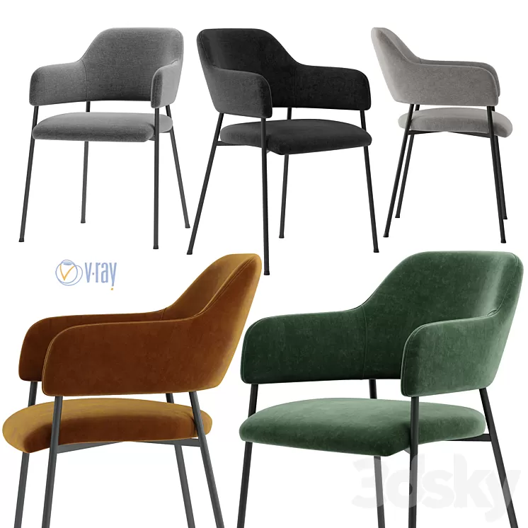 Deephouse. Chair Livorno. 3D Model Deephouse. Chair Livorno. 3D Model