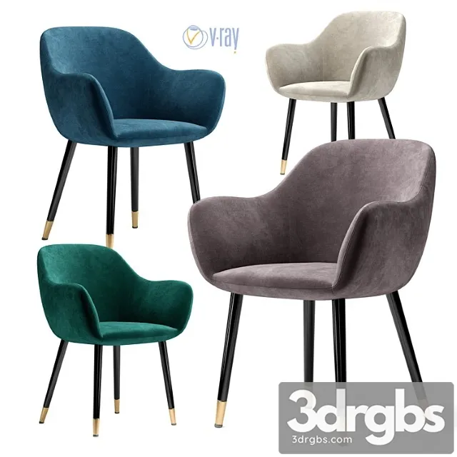 Deephouse. chair narvik 2 3D Model Download