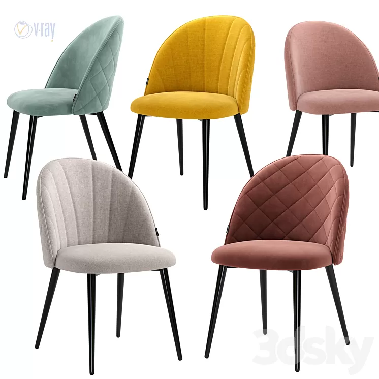 Deephouse. Chair Paris 3D Model