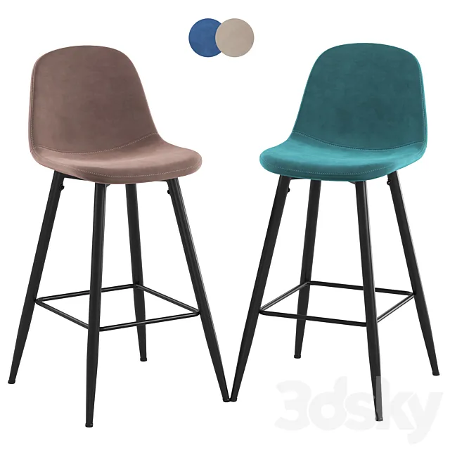 Deephouse Copenhagen barstool 3DModel