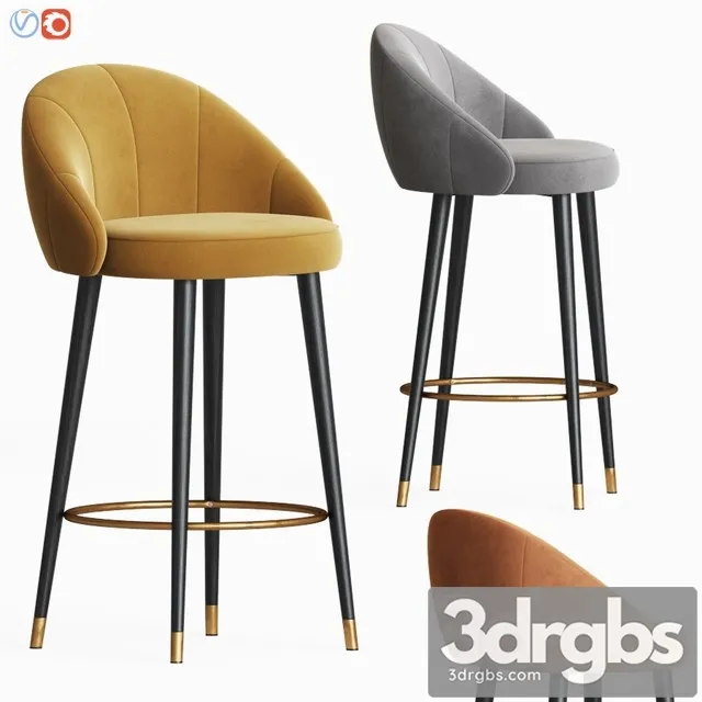 Deephouse Ferrara Barstool 3D Model Download Deephouse Ferrara Barstool 3D Model Download