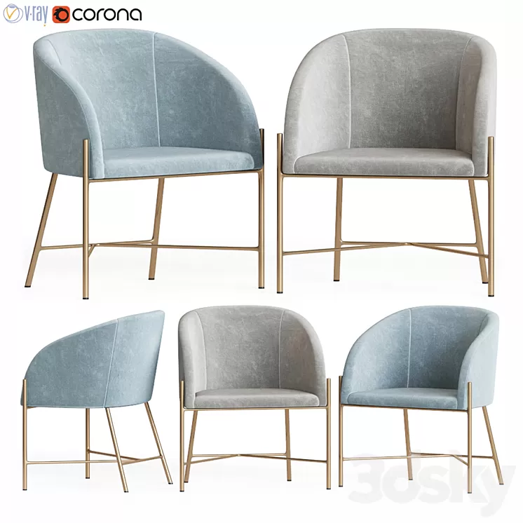 Deephouse Granada Chair 3D Model Deephouse Granada Chair 3D Model