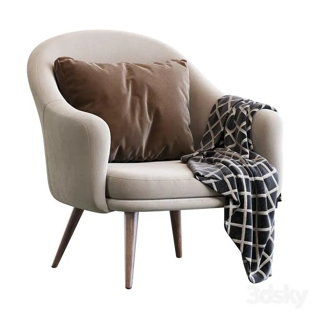 Deephouse Magrib armchair 3D Model