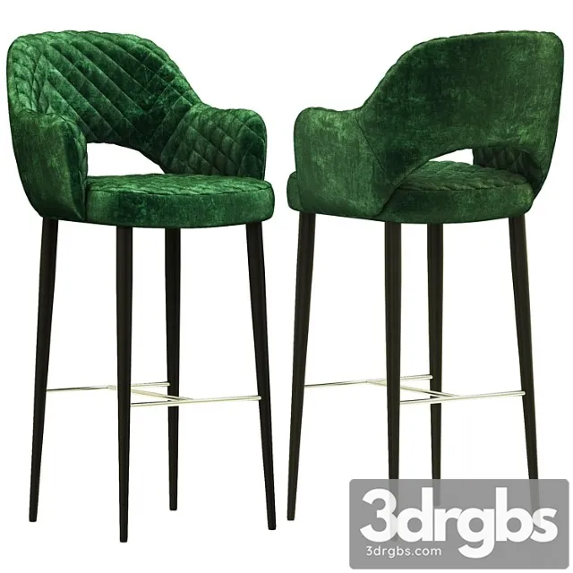 Deephouse martin bar stool 2 3D Model Download