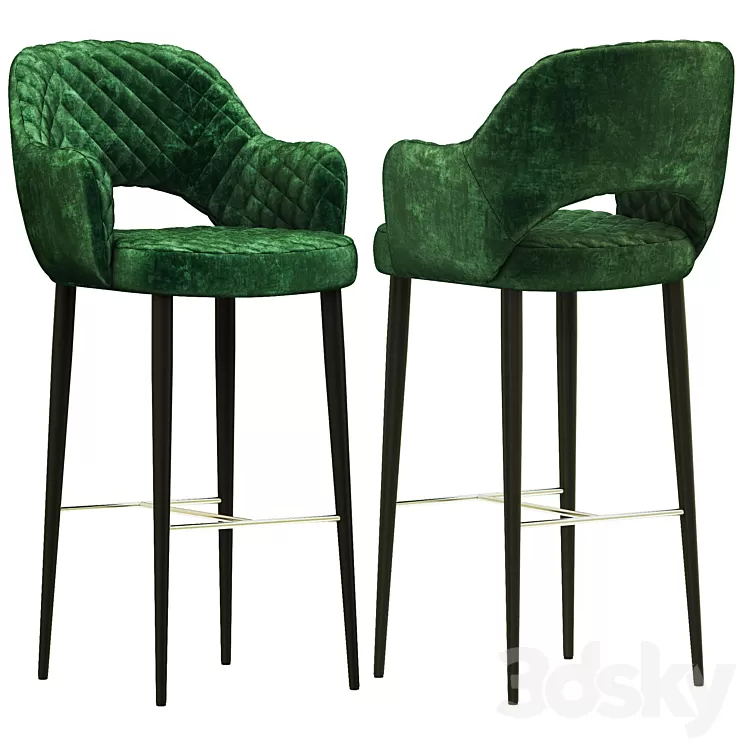 Deephouse Martin Bar Stool 3D Model Deephouse Martin Bar Stool 3D Model