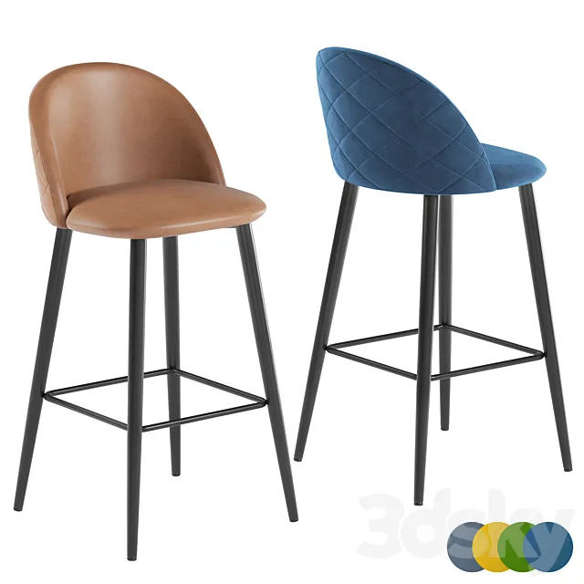 Deephouse Paris barstool 3D Model Deephouse Paris barstool 3D Model