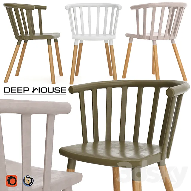 Deephouse Saint Tropez Chair 3DModel