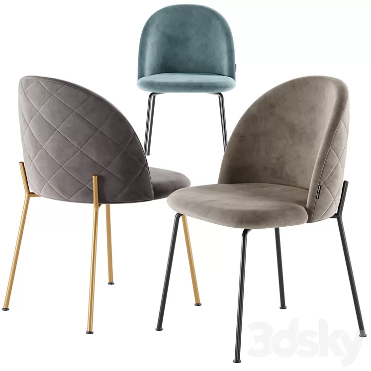 Deephouse stool Dijon 3D Model Deephouse stool Dijon 3D Model