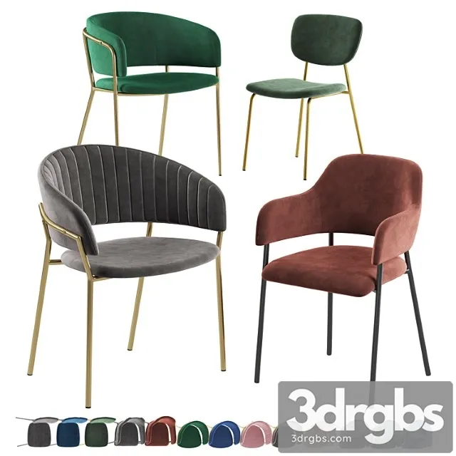 Deephouse Stul Livorno Piza Kerner La Forma Konnie 3D Model Download