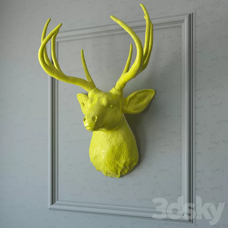 Deer Head Deer Head 3D Model Deer Head Deer Head 3D Model