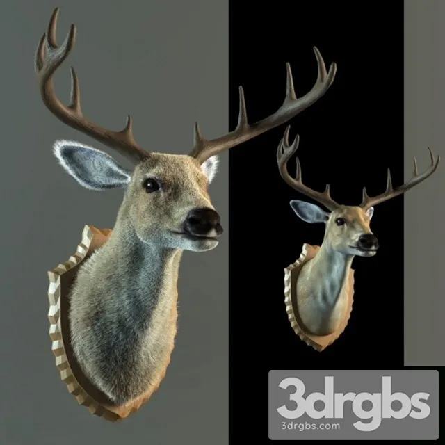 Deer Sculpture 3D Model Download
