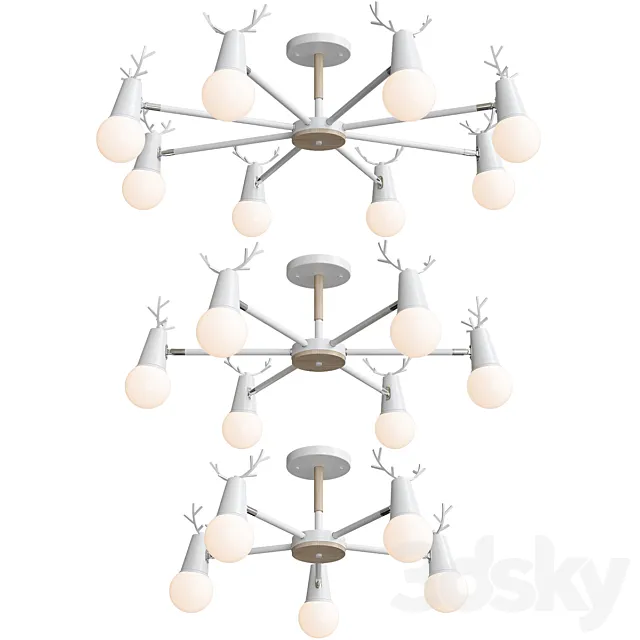 Deerch by Anzazo Set 3D Model