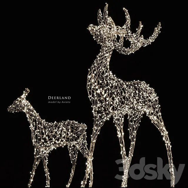 Deerland 3D Model Deerland 3D Model