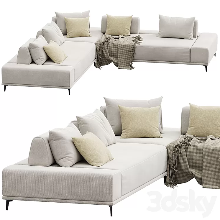 DEFINE Modular Sofa Module 03x05x03 3D Model Free Download