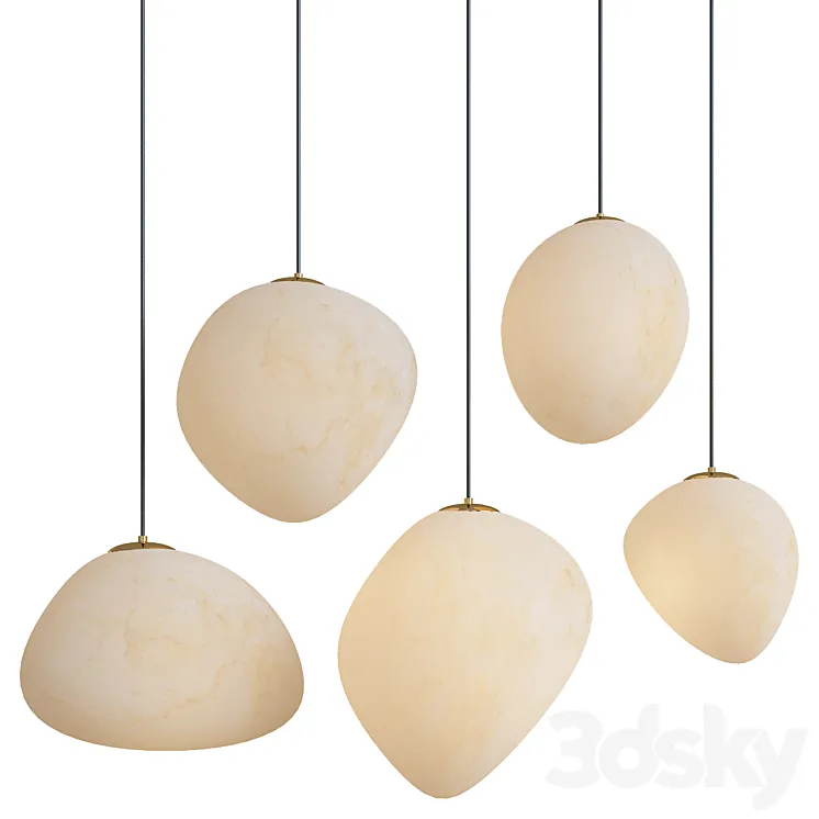 Dekorfine GALET Pendant 3D Model Free Download