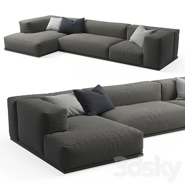 Delano Sofa Corner PIANCA 3DModel