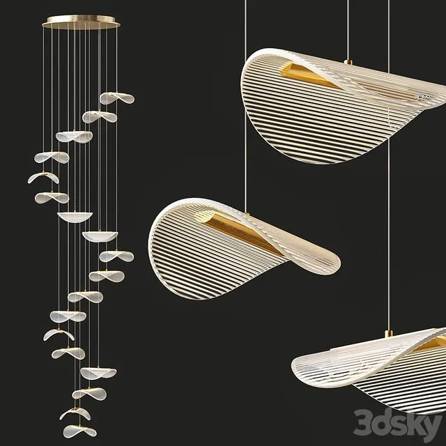 DELFINA lamps 3D Model DELFINA lamps 3D Model