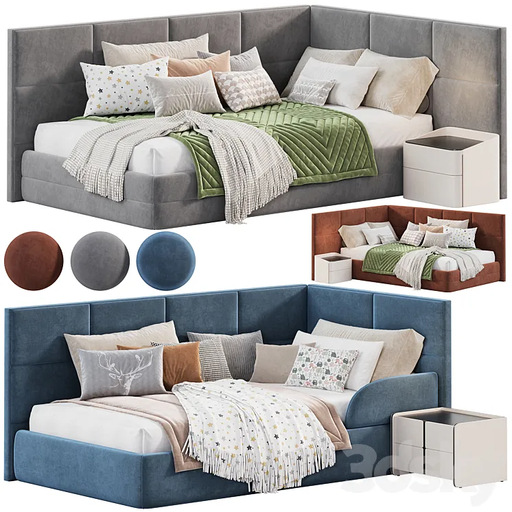 Delhi bed 3D Model Free Download Delhi bed 3D Model Free Download