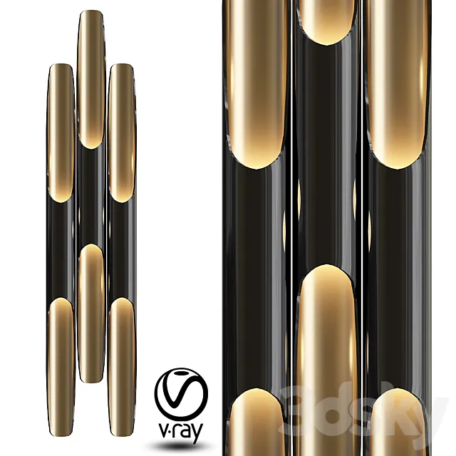 Delighfull Unique Sconce 3D Model