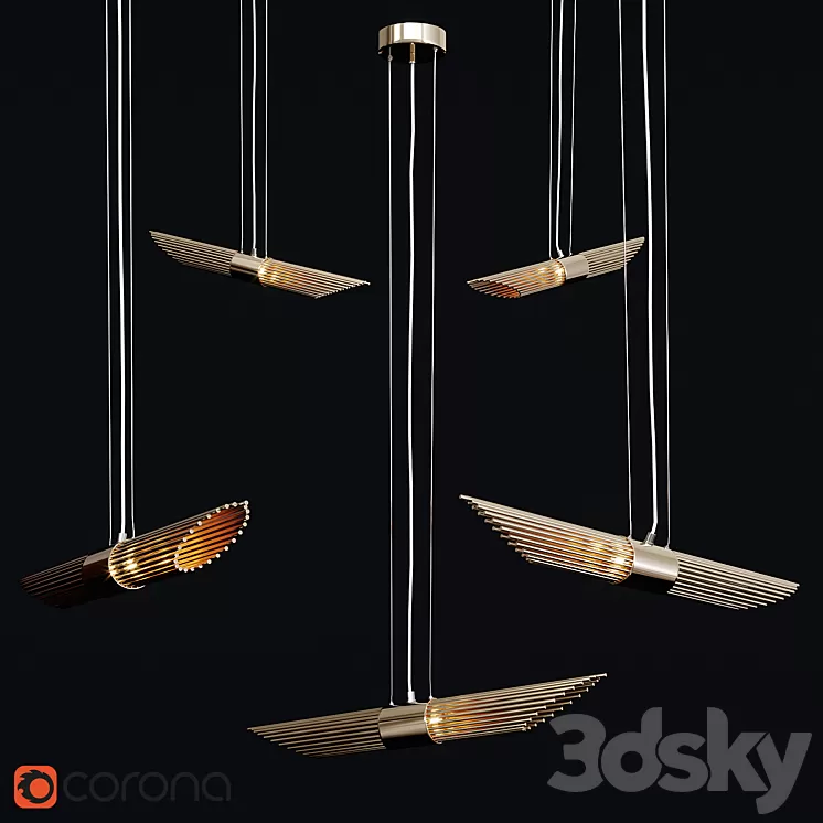 Delight Collection P68069-2 ant.brass 3D Model