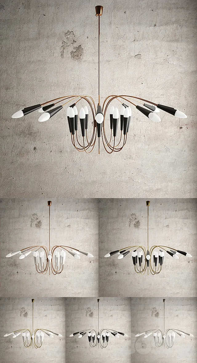 Delightfull Aretha Chandelier 3DModel Delightfull Aretha Chandelier 3DModel