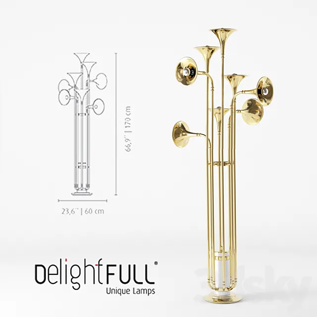 Delightfull BOTTI Torsher 3D Model Delightfull BOTTI Torsher 3D Model