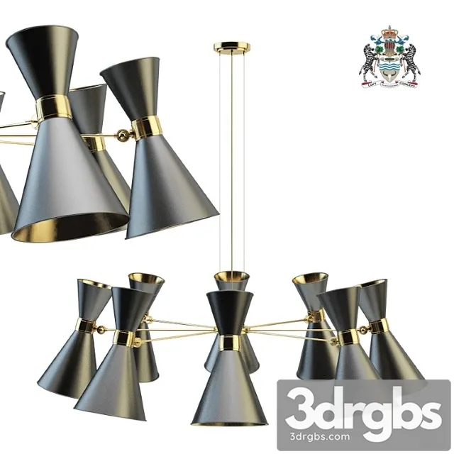 Delightfull Cairo Chandelier 8 3D Model Download