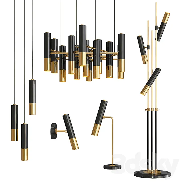 Delightfull Ike Collection – 5 types 3D Model