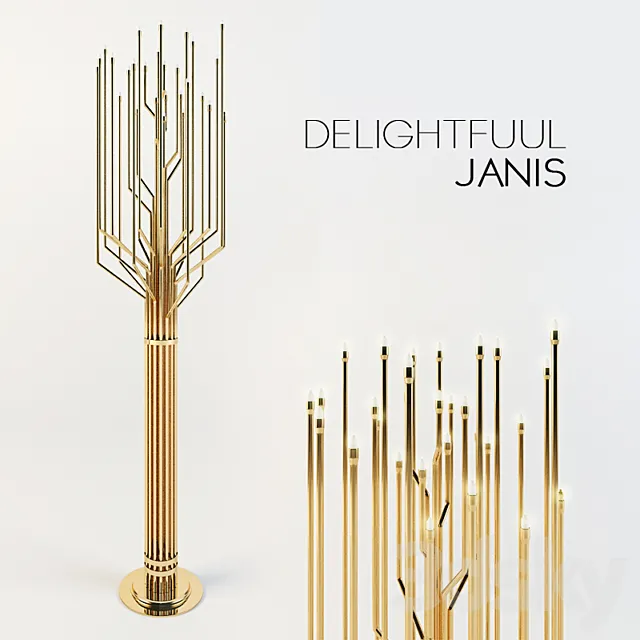 Delightfull Janis 3D Model Delightfull Janis 3D Model