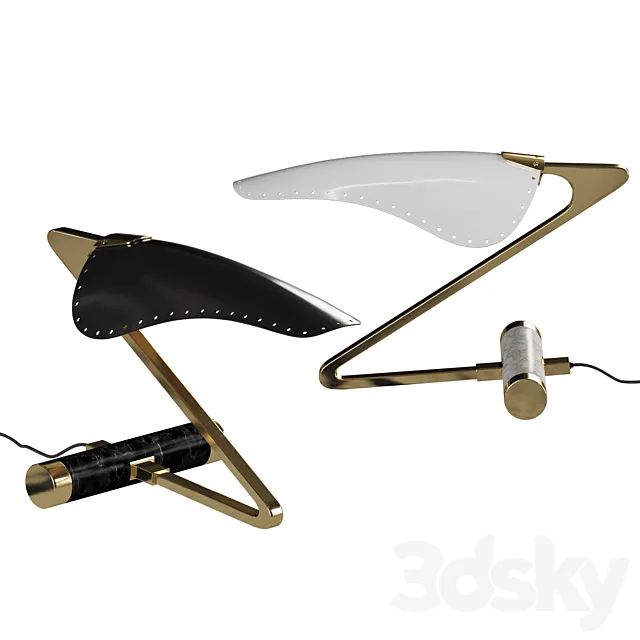 Delightfull Kirk Table Lamp 3DModel Delightfull Kirk Table Lamp 3DModel