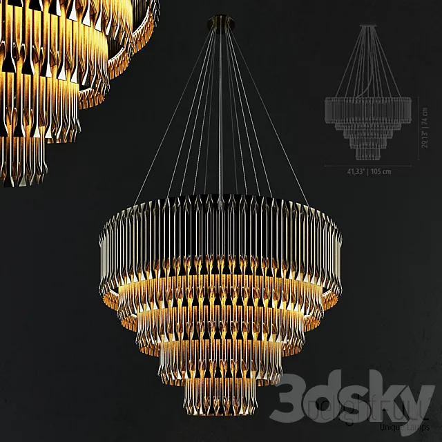 DELIGHTFULL MATHENY | SUSPENSION 3D Model DELIGHTFULL MATHENY | SUSPENSION 3D Model
