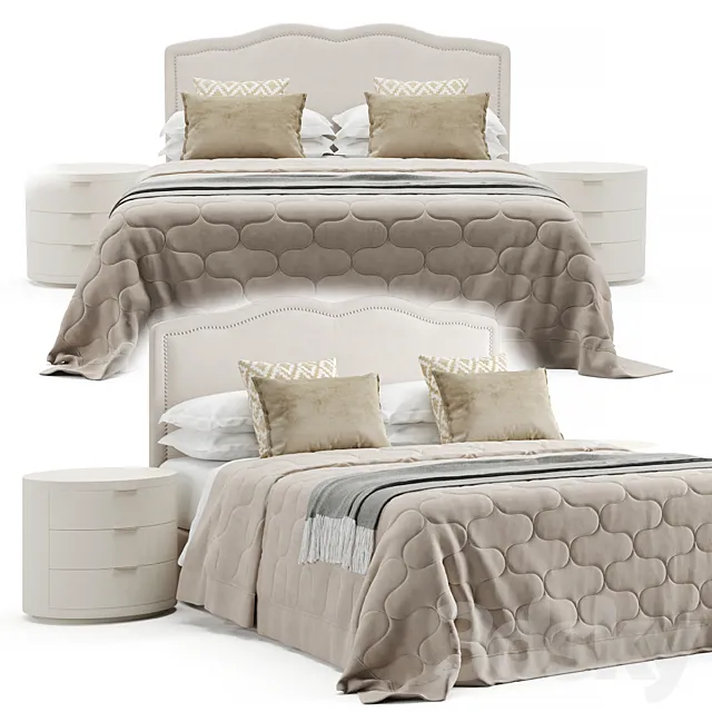 Delilah vintage bed 3DModel Delilah vintage bed 3DModel