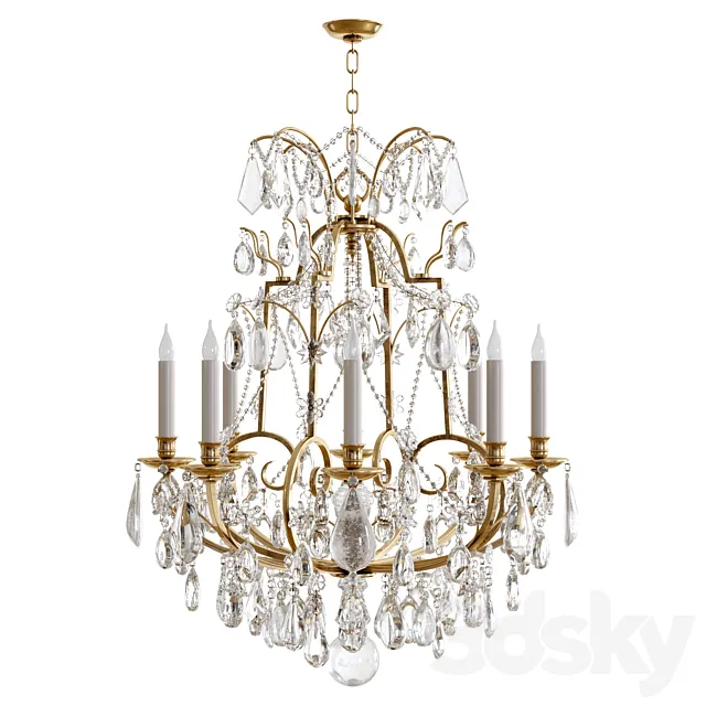 Delisle chandeliers 13698 3D Model Delisle chandeliers 13698 3D Model