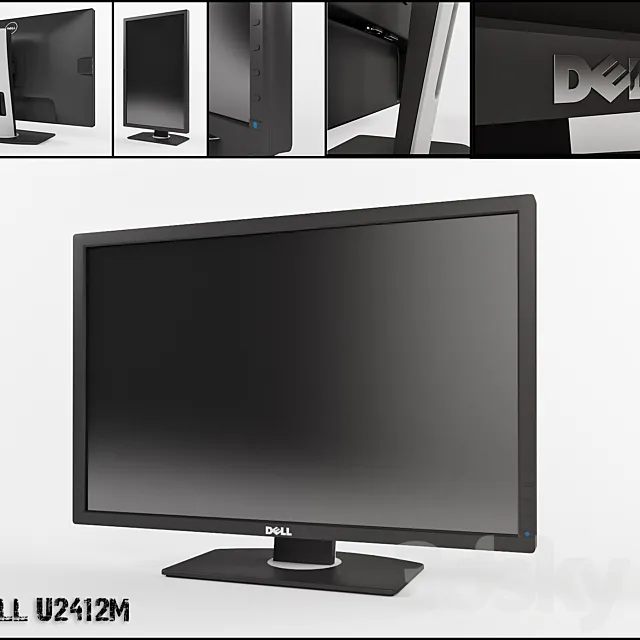 Dell U2412M 3DModel