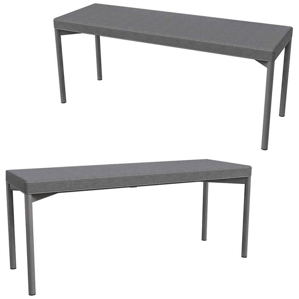 Delo – Bench upholstered Nra 3D Model Delo – Bench upholstered Nra 3D Model