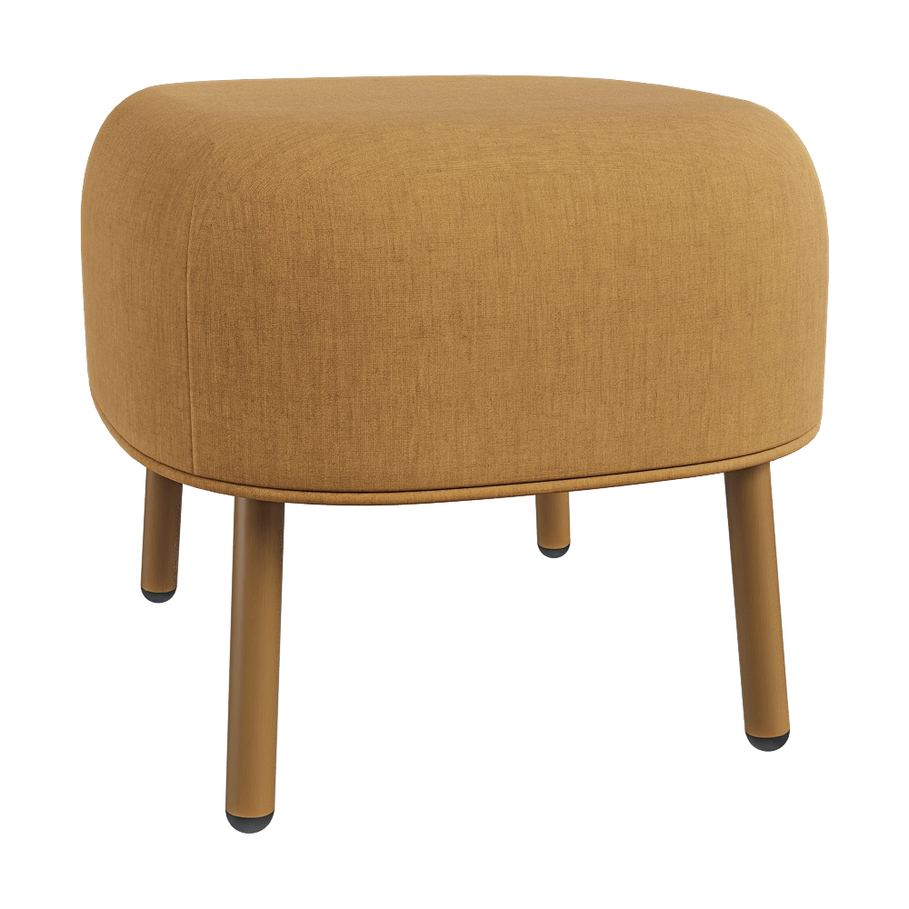 Delo – Footstool Kaef 3D Model Delo – Footstool Kaef 3D Model