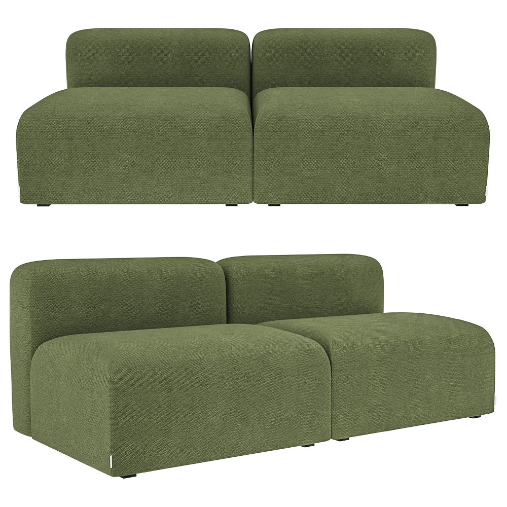 Delo – Sofa CHILL without armrest 3D Model