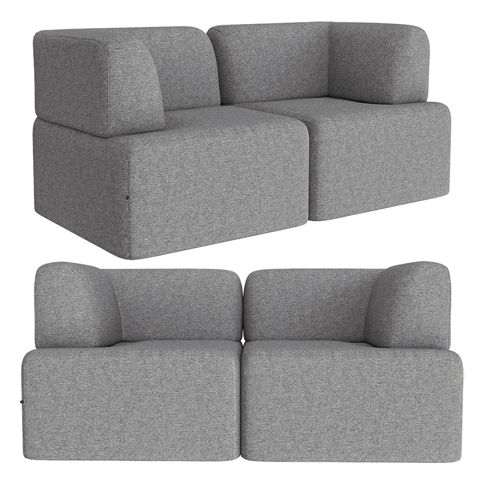 Delo – Sofa STYLE two seater 3D Model