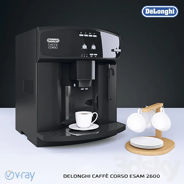 Delonghi CAFFÈ CORSO ESAM 2600 3DModel