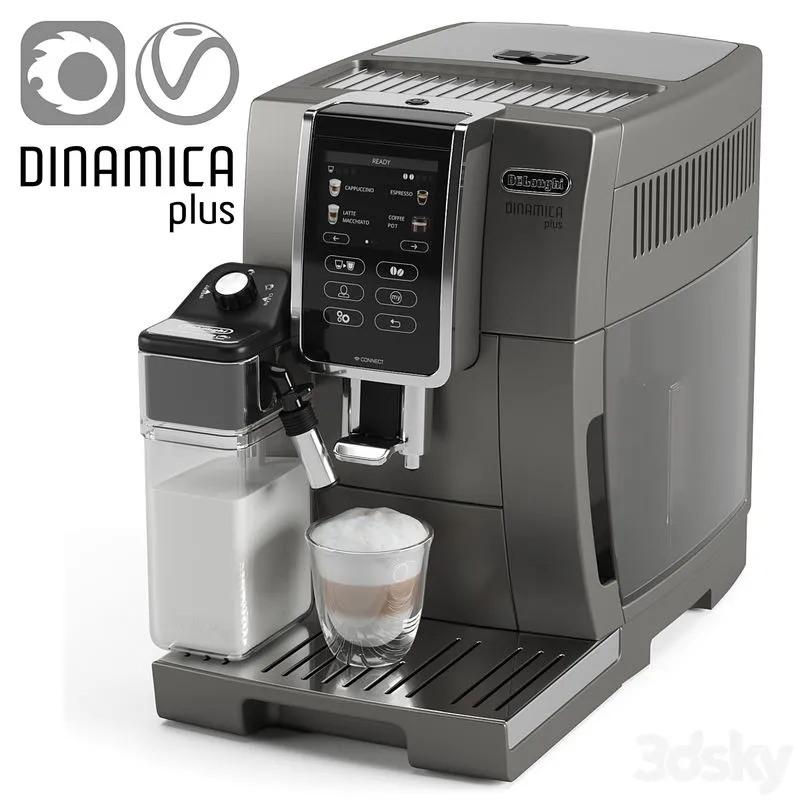 De’Longhi Dinamica Plus ECAM 370.95.T 3D Model De’Longhi Dinamica Plus ECAM 370.95.T 3D Model