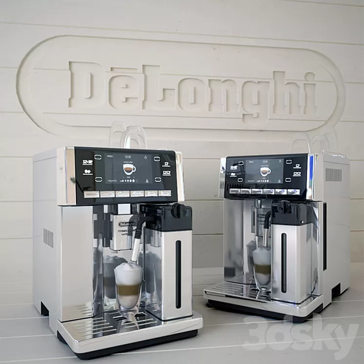 DeLonghi PrimaDonna exclusive esam 6900.m 3D Model DeLonghi PrimaDonna exclusive esam 6900.m 3D Model