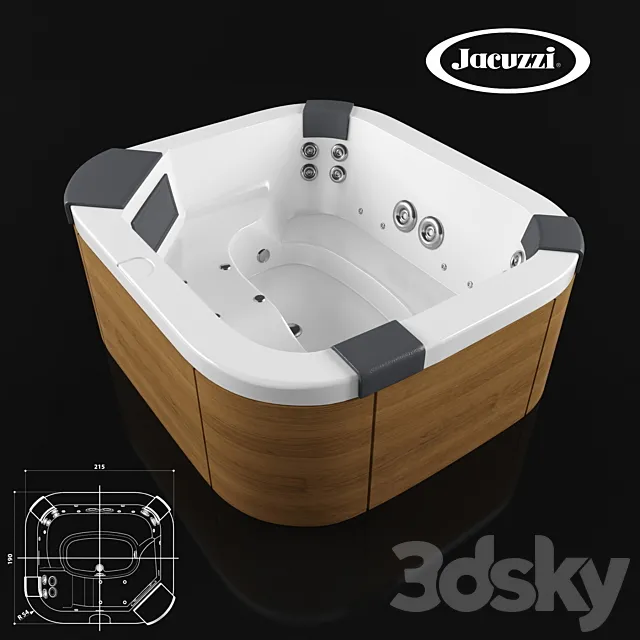 Delos pro jacuzzi 3DModel