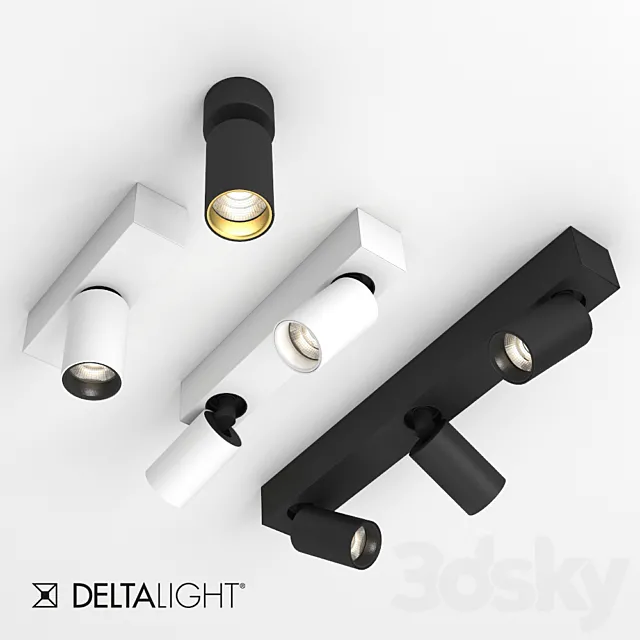 Delta Light MIDISPY ON 3D Model