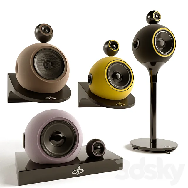 DELUXE ACOUSTICS speaker systems 3D Model