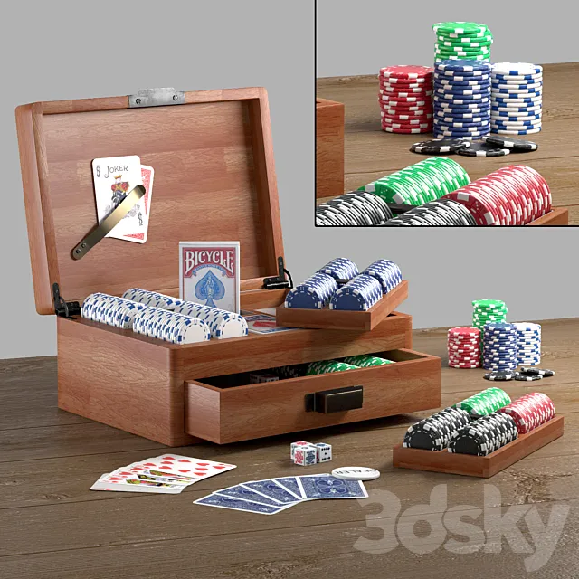 DELUXE POKER 3D Model