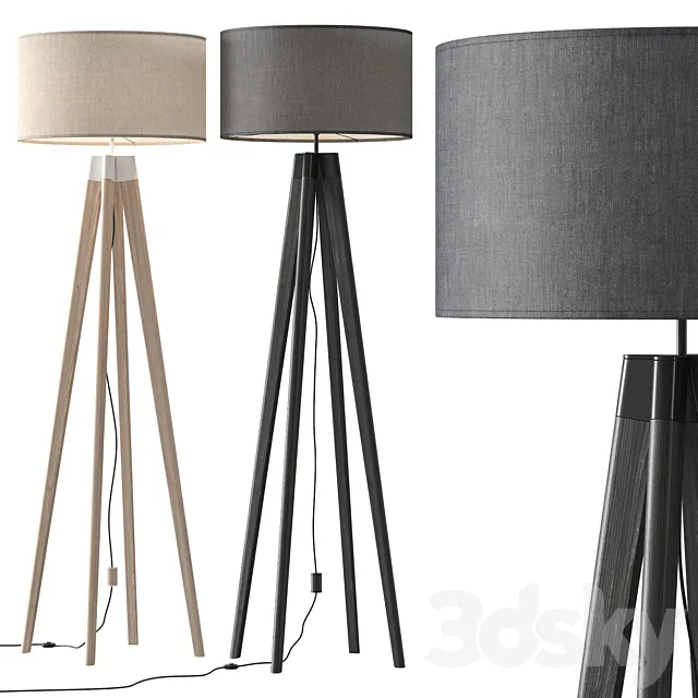 Dema Edgar Quadpod Floor Lamp 3DModel Dema Edgar Quadpod Floor Lamp 3DModel
